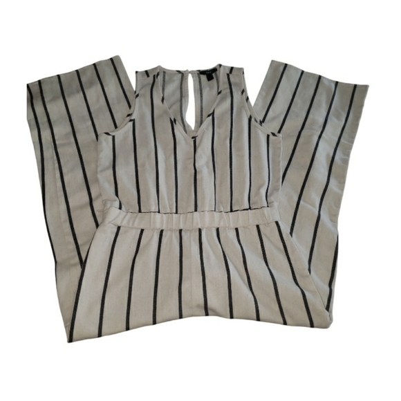 Drew Anthropologie Sleeveless Striped Jumpsuit XS - Picture 5 of 7